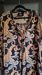 Zoey Blouse met Paisley Print maat 50, Kleding | Dames, Blouses en Tunieken, Zwart, Maat 46/48 (XL) of groter, Ophalen of Verzenden