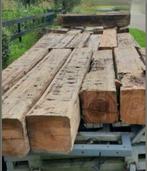 Robuuste Meerpalen, Dukdalf,Meerpaal voor tuinprojecten, Ophalen, Palen, Zo goed als nieuw, Hardhout