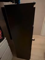 Zwarte Ladekast met 5 Lades, Gebruikt, Met lade(s), 150 tot 200 cm, 50 tot 75 cm