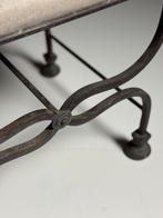 Set van 4 italiaanse savonarola stoelen, Ophalen, Gebruikt, Stof, Vijf, Zes of meer stoelen