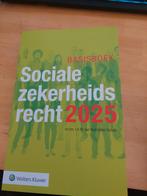 Basisboek: Socialezekerheidsrecht 2025 druk 11, Ophalen of Verzenden, Zo goed als nieuw, HBO