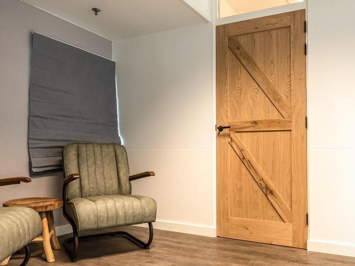 Eiken deur | Boerderijdeur | Binnendeur GOEDKOOPSTE VAN NL!, Doe-het-zelf en Verbouw, Deuren en Horren, Nieuw, Binnendeur, 200 tot 215 cm