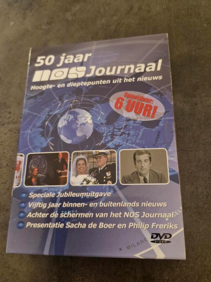 NOS Journaal 50 Jaar Jubileum DVD Boxset, Cd's en Dvd's, Dvd's | Overige Dvd's, Zo goed als nieuw, Boxset, Alle leeftijden, Ophalen of Verzenden