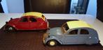 Twee stuks Citroen 2 CV "Lelijke Eend" 1960 Daiya Japan., Antiek en Kunst, Verzenden