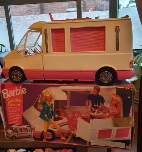 Barbies Golden Dream motor home 1992, WYSIWYG ! Voor verzam., Verzamelen, Speelgoed, Zo goed als nieuw, Ophalen of Verzenden