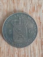 Zilveren 3 Gulden 1820 Koning Willem I, Verzenden, Koning Willem I, Losse munt, Zilver