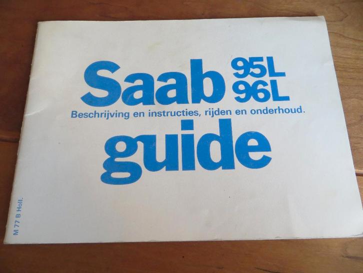Instructieboek Saab 95 L, Saab 96 L 12-1976, Auto diversen, Handleidingen en Instructieboekjes, Ophalen of Verzenden