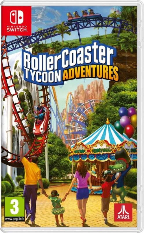 RollerCoaster Tycoon Adventures Nintendo Switch, Spelcomputers en Games, Games | Nintendo Switch, Zo goed als nieuw, Simulatie