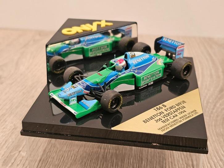 SINT-SALE: Benetton B193B, J. Verstappen # 6. Test car 1994., Hobby en Vrije tijd, Modelauto's | 1:43, Zo goed als nieuw, Auto