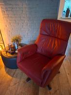 Prominent relax fauteuil/ sta op stoel, Huis en Inrichting, Ophalen, Gebruikt, Minder dan 75 cm, Leer