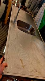 Aanrechtblad met kraan en spoelbak, Ophalen of Verzenden