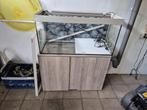Aquarium met onderkast, Dieren en Toebehoren, Vissen | Aquaria en Toebehoren, Ophalen, Zo goed als nieuw, Leeg aquarium