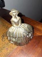 OUDE BRONZEN TAFELBEL., Antiek en Kunst, Antiek | Koper en Brons, Ophalen