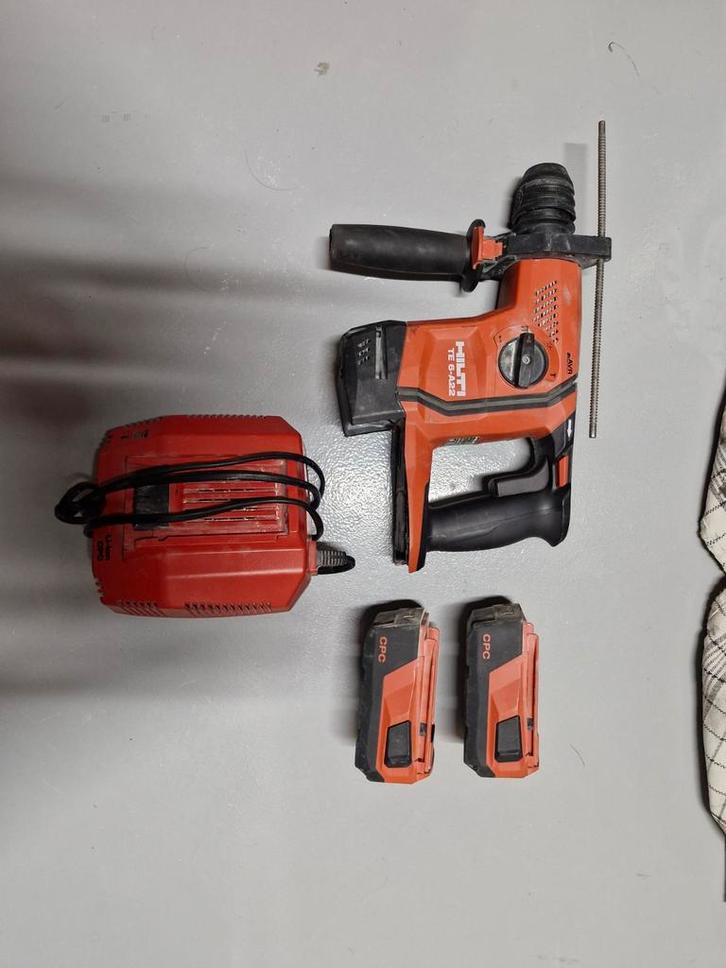 Hilti TE 6-A22 Accu Combihamer - Zeer Nette Staat, Doe-het-zelf en Verbouw, Gereedschap | Boormachines, Zo goed als nieuw, Boor- en/of Breekhamer