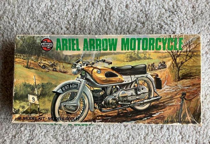 Airfix Ariel Arrow Motorcycle 1/16 Modelbouwdoos, Hobby en Vrije tijd, Modelbouw | Auto's en Voertuigen, Nieuw, Auto, Groter dan 1:32