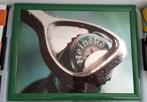 heineken bord in glas, Verzamelen, Biermerken, Ophalen of Verzenden, Gebruikt, Reclamebord, Plaat of Schild, Heineken