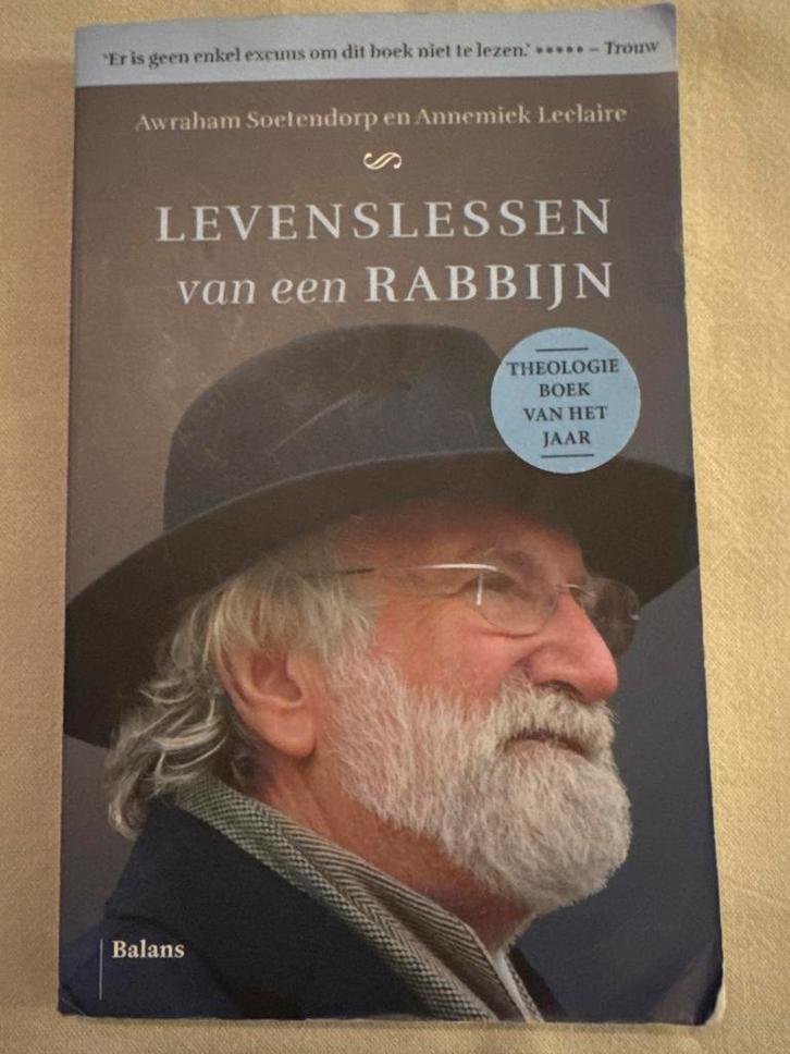 Levenslessen van een Rabbijn - Soetendorp, Boeken, Godsdienst en Theologie, Gelezen, Jodendom, Ophalen of Verzenden