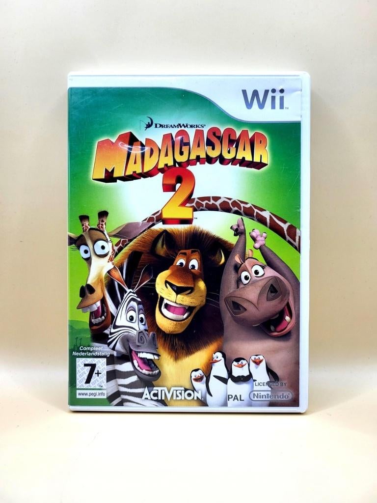Madagascar 2 (Geen Boekje) - Nintendo Wii, Nintendo support, 1 speler, Eén computer, Ophalen of Verzenden
