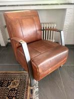 Buffalo leren stoel/fauteuil, Ophalen, Zo goed als nieuw, Industrieel, Leer