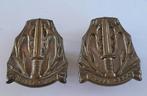 Setje schouderemblemen Stoottroepen, Ophalen of Verzenden, Landmacht, Nederland, Embleem of Badge