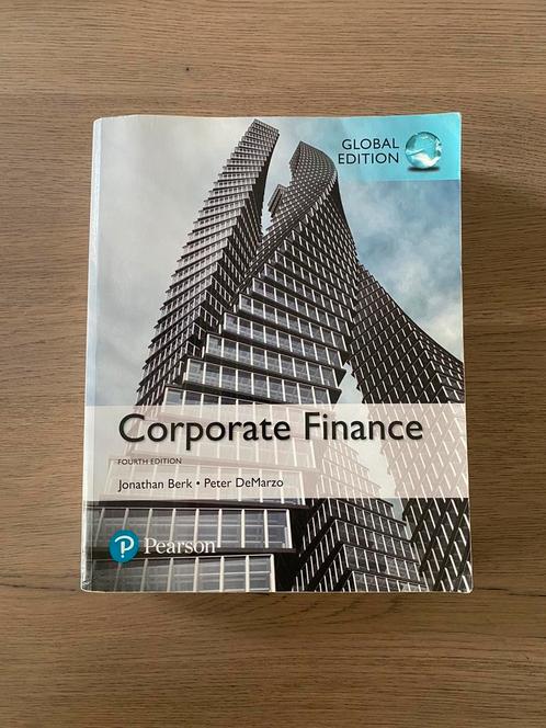 Berk & DeMarzo - Corporate Finance (4e editie), Boeken, Schoolboeken, Zo goed als nieuw, Overige niveaus, Ophalen of Verzenden