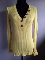 Nieuwe gele stretch ribbel trui van Vero Moda, maat L, Vero Moda, Geel, Maat 42/44 (L), Nieuw