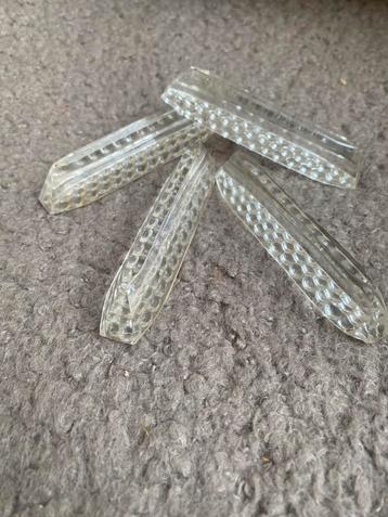 Vintage kristallen messen leggers 4x beschikbaar voor biedingen