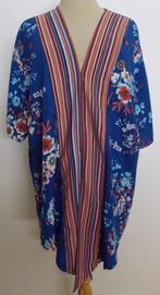 Blauwe bloemprint top van Paprika! 46/48, Maat 46/48 (XL) of groter, Zo goed als nieuw, Lange mouw, Verzenden