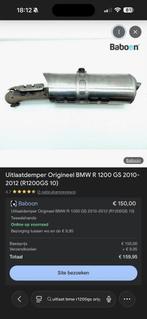 Originele uitlaat bmw r1200gs, Ophalen of Verzenden