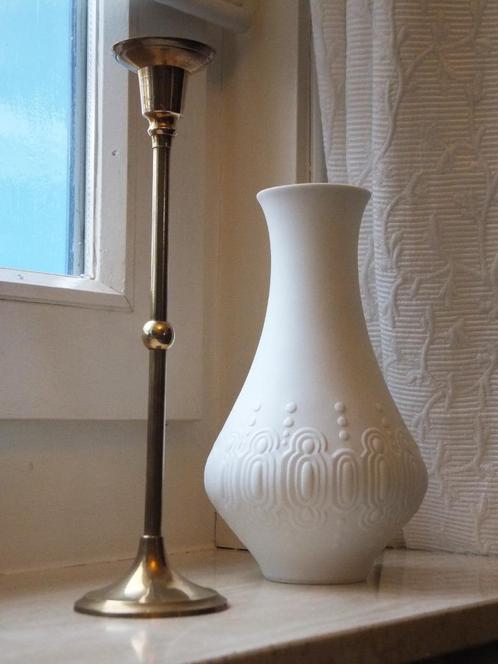 vintage kandelaar hollywood regency messing koper 25 cm, Antiek en Kunst, Antiek | Koper en Brons, Ophalen