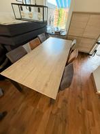 GRATIS ! Grote Eettafel met Stoelen + TV Meubel & Salontafel, Ophalen, Gebruikt, 100 tot 150 cm, 200 cm of meer