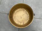 Te koop Fraaie Messing bak met hengsel. Doorsnede 55 cm., Antiek en Kunst, Ophalen
