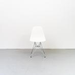 6 x Vitra Eames DSR-Stoel Wit - Chroom, Huis en Inrichting, Stoelen, Ophalen of Verzenden, Zo goed als nieuw, Wit, Metaal