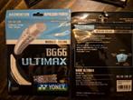Yonex BG66 Ultimax,Metallic White , Badminton Snaar, Ophalen of Verzenden, Nieuw, Overige typen