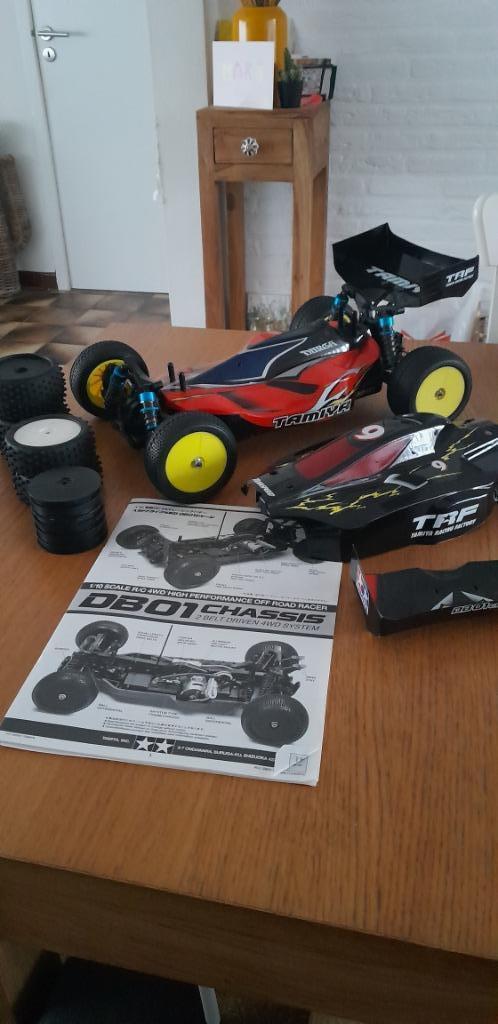 Tamiya db01 chassis, Hobby en Vrije tijd, Modelbouw | Radiografisch | Auto's, Gebruikt, Auto offroad, Elektro, Schaal 1:10, Ophalen of Verzenden