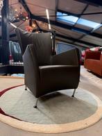 Showmodel Montis Windy Fauteuil Bruin leer Design stoel, Huis en Inrichting, Fauteuils, Nieuw, Ophalen of Verzenden, Montis, Leer