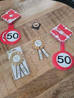 Sarah 50 jaar versiering pakket, Hobby en Vrije tijd, Feestartikelen, Ophalen of Verzenden, Zo goed als nieuw, Versiering, Abraham of Sarah