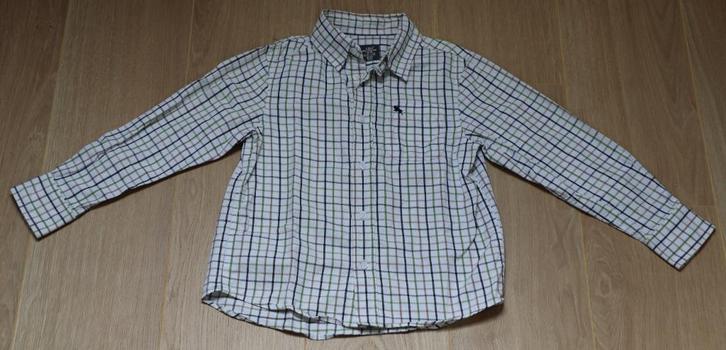 H&M L.O.G.G. jongens ruitjes blouse ZGAN Maat 128, Kinderen en Baby's, Kinderkleding | Maat 128, Zo goed als nieuw, Jongen, Overhemd of Blouse