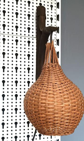 vintage wandlamp - Hout /manou/pitriet - jaren 60/70 beschikbaar voor biedingen