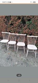 4 Vintage Oirschotse stoelen - Opknappers, Huis en Inrichting, Stoelen, Ophalen, Gebruikt, Landelijk, Vier