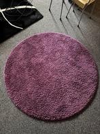 Paars rond Ikea Adum vloerkleed - 130 cm, Ophalen, Rond, Zo goed als nieuw, 100 tot 150 cm