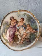 Limoges Antiek Porselein Bordje  Perfecte staat met houder., Antiek en Kunst, Ophalen of Verzenden