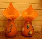 twee prachtige vazen/glasobjecten van Goldan Talast., Ophalen, Overige materialen, Minder dan 50 cm, Zo goed als nieuw