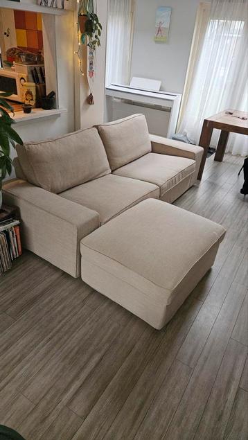 Ikea Kivik 3-zitsbank - Beige met voetenbank - afbeelding 3
