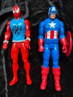 Captain America en Spiderman poppen, Ophalen of Verzenden, Zo goed als nieuw