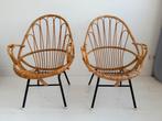 Vintage Rohé Noordwolde Rotan Spijlenstoeltjes, Ophalen