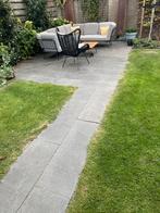 Natuurstenen tegels 22m2 grijs, Ophalen, Natuursteen, 10 m² of meer, Terrastegels