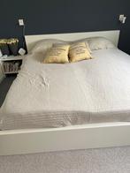 tweepersoonsbed Ikea MALM 180x200, Huis en Inrichting, Slaapkamer | Bedden, Ophalen, Gebruikt, Wit, Tweepersoons