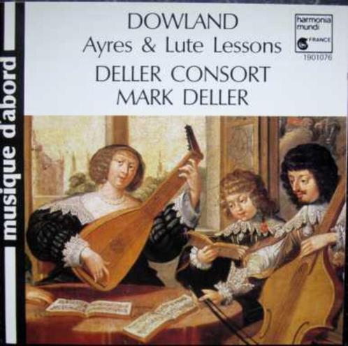 DOWLAND Ayres & lute lessons CD DELLER HM MDA, Cd's en Dvd's, Cd's | Klassiek, Gebruikt, Barok, Ophalen of Verzenden