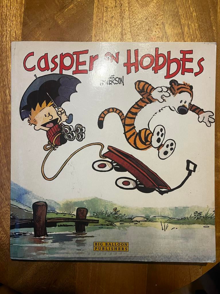 Casper en Hobbes door Bill Watterson, Boeken, Eén stripboek, Ophalen of Verzenden, Gelezen